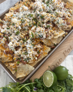 Pinto Bean and Street Corn Nachos